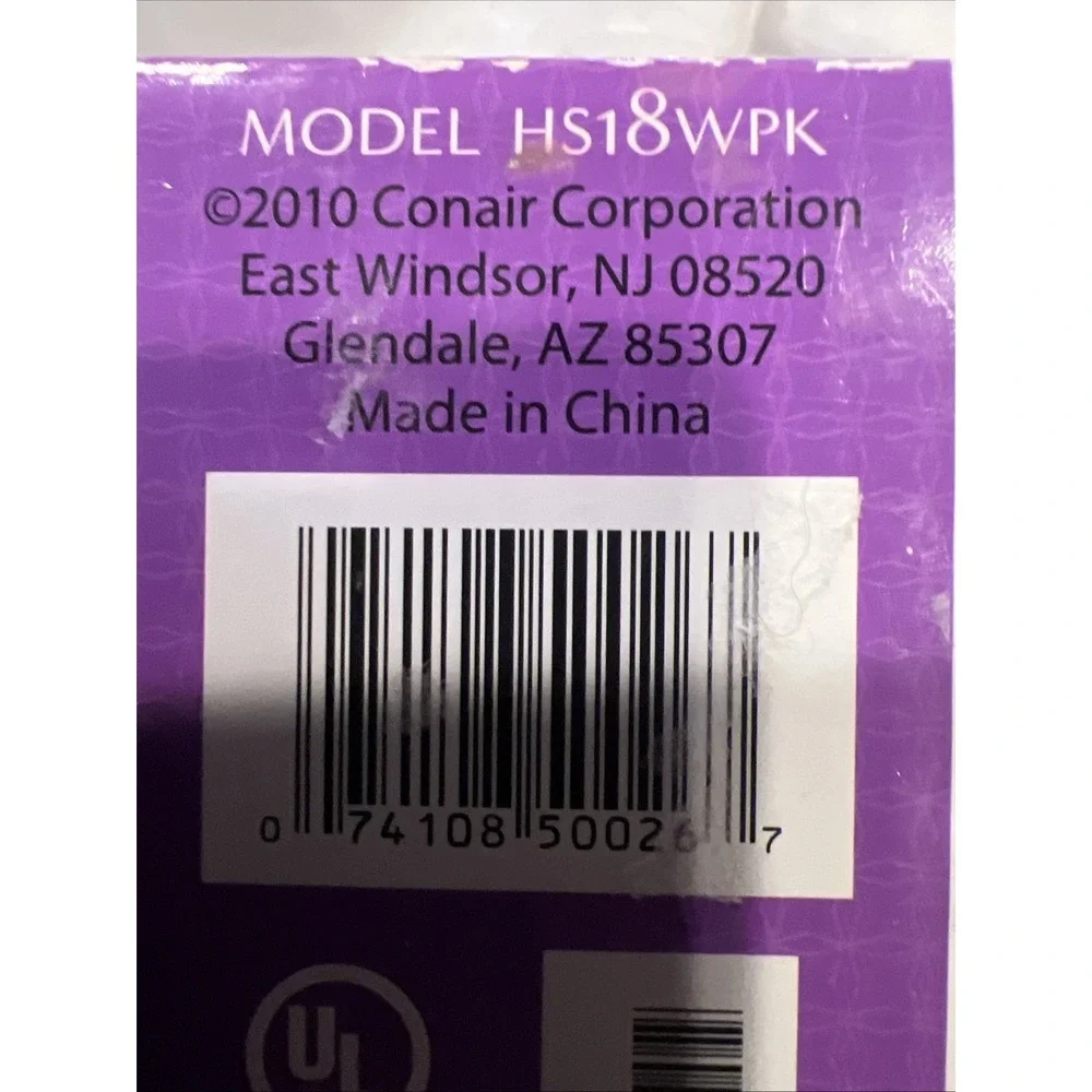 Conair Hot Sticks 14 Flexible Hair Curler Rollers Purple /‎ Pink  Clean Tested